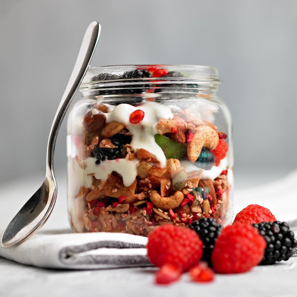 Raspberry Raod Gourmet Granola stack